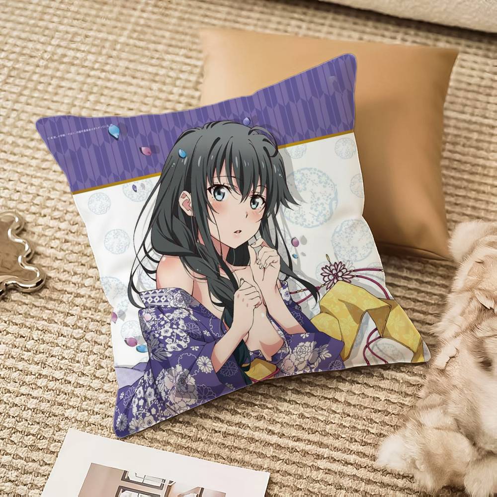Y-Yukinoshita Y-Yukino Pillow Case Anti-dustmite Invisible Zipper Sofa Bed