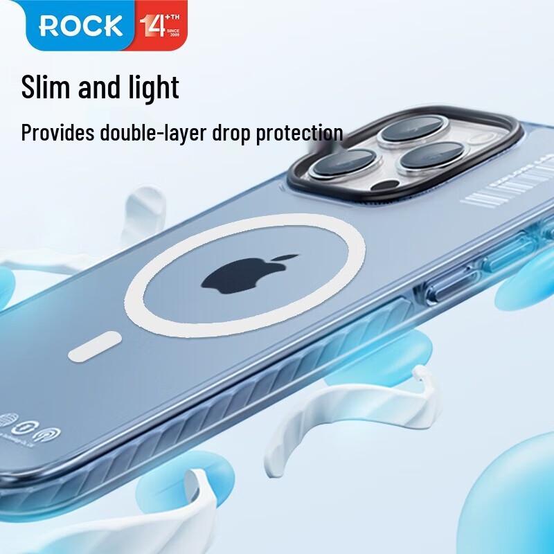 ROCK MagSafe Dual-Layer Skin-Feel Case for iPhone 15 Pro