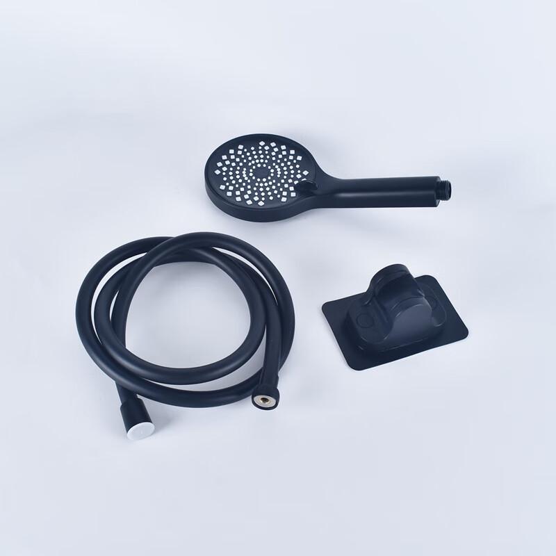 

Zhi Shi Elegant Black Large Panel Handheld Shower Set