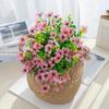 1 Stück künstliche Plastikkirschblüten Seidenmargeriten Weihnachtsdekorationen Vase Haus Garten Party Hochzeit Eukalyptus-Pflanzen Basteln