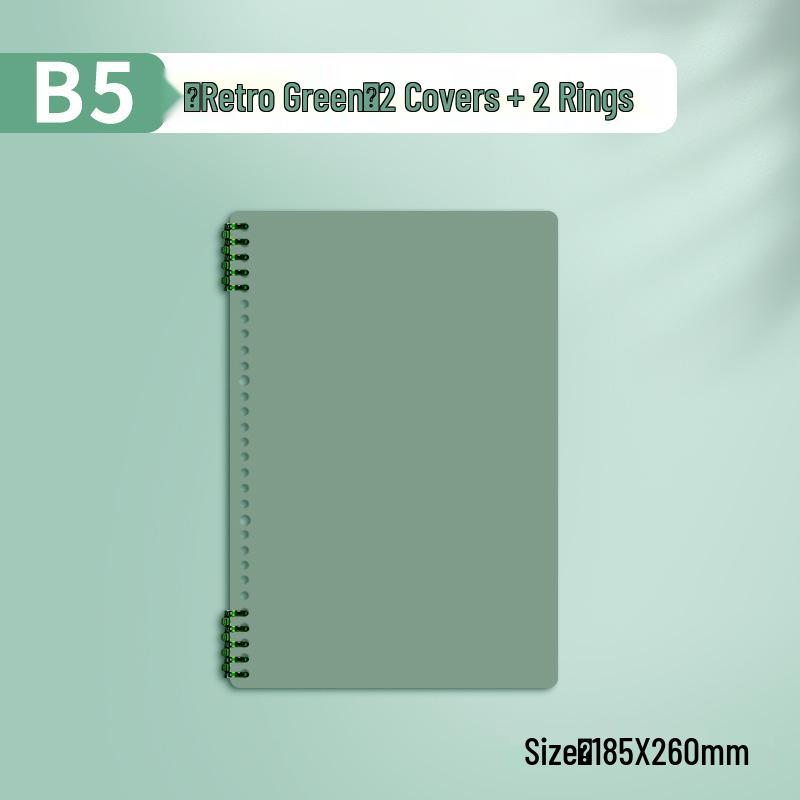 B5 Loose-Leaf Durable Notebook: Thick, Comfortable, Perfect for Students
