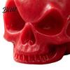 Small Gothic Window Displays 3D Printed Apple Skull Desktop Ornament Halloween Decor Figurine Niche Home Accessories Creative Dark Art Craft Statue