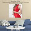 16pcs Sliver Self-adhesive Wall Mirror PVC Flexible Mirror Sheet  Home Renovation
