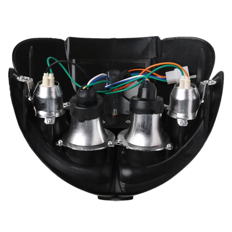 Fairing for Head Lamp High / Low Beam Motorcycle Dual Headlight for Dc 12V 18W Universal Motorcycle Street Fighter Dirt