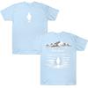 Maglietta grafica Nihilist Penguin I sentieri si creano camminando, ma perché? Magliette da trekking unisex in cotone comfort Nihilist con meme di pinguino