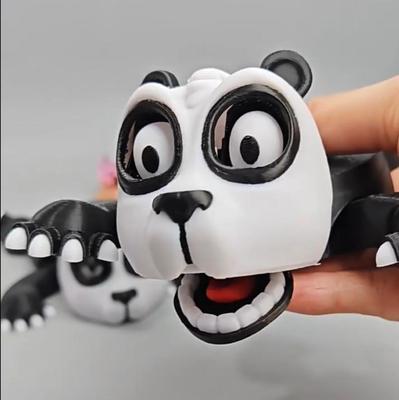 Panicked Panda Coaster Plastic Material Cup Mat Insulation Pad Home/Office Decorative Cup Pad Mug Holder With Funny Expression