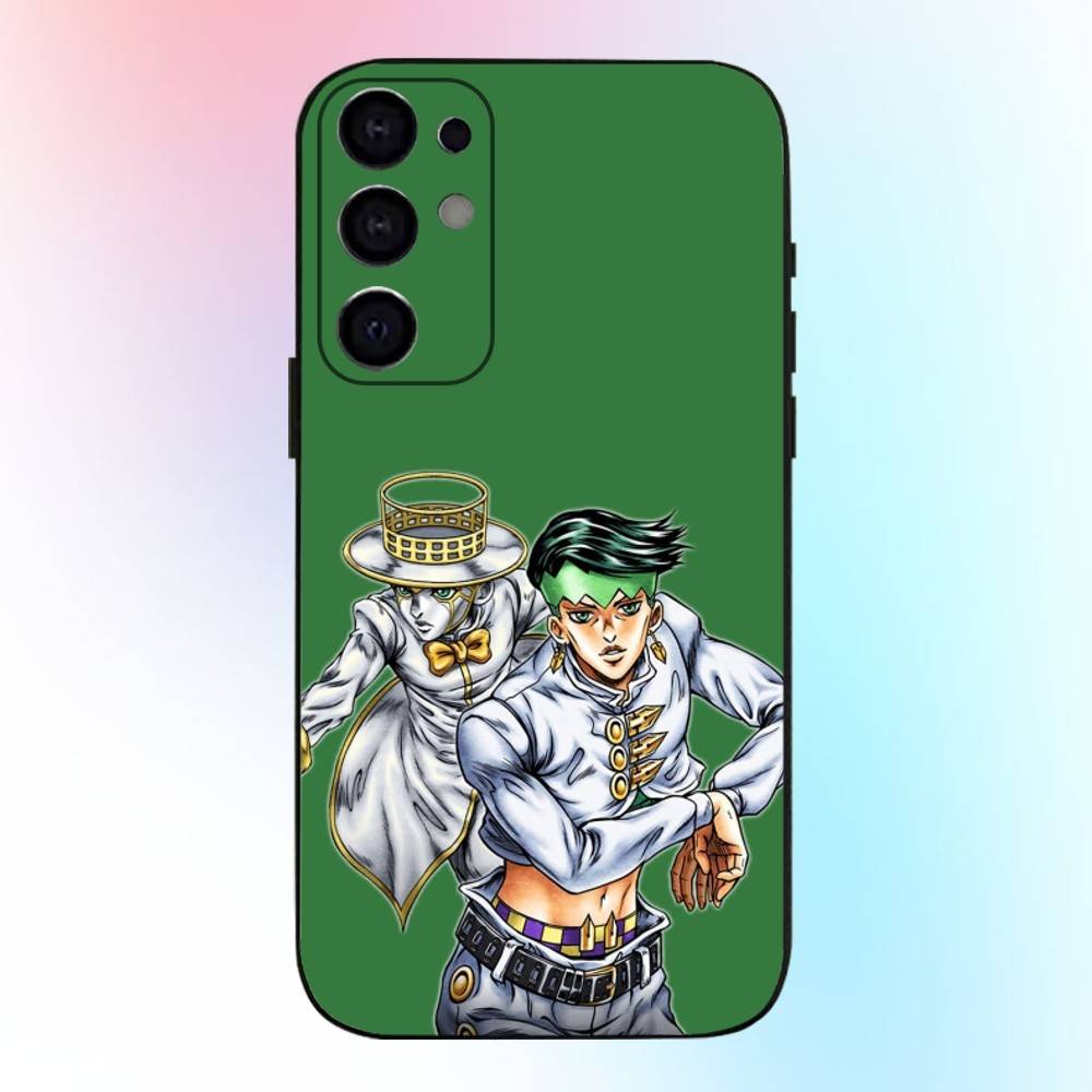 JOJO Thus Spoke Kishibe Rohan Phone Case For Samsung S25,S24,S21,S22,S23,S30,Ultra,S20,Plus,Fe,Lite,Note,10,9,5G Black Cover