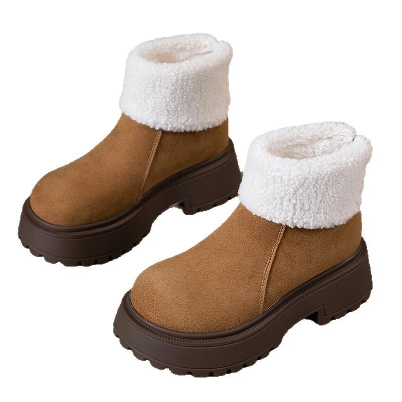 Womens Winter Snow Boots Faux Fur Lined Platform Ankle Non Slip Warm Fashion