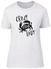 Crazy Crab Lady Unisexs Ladies Short Sleeve Fitted TShirt