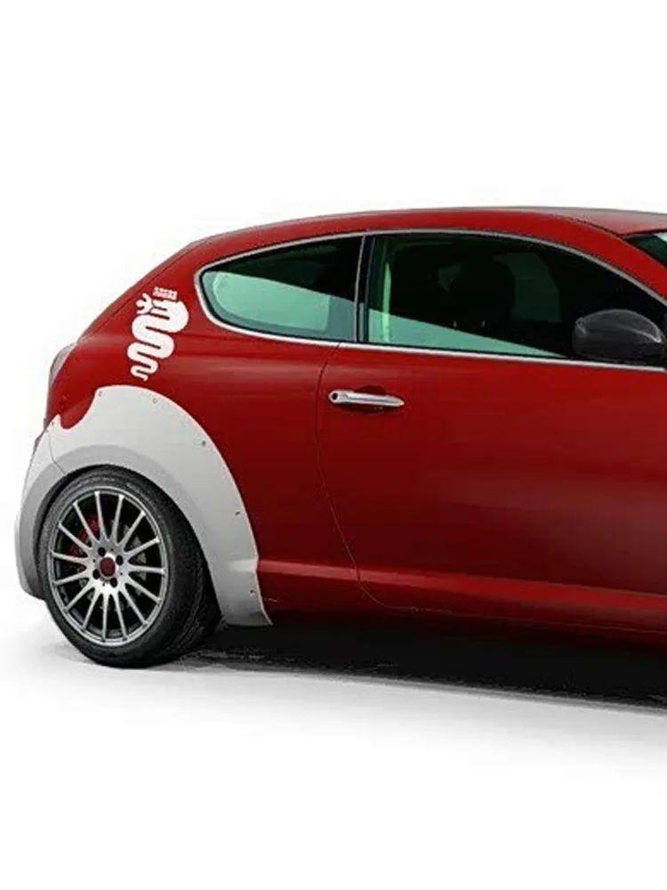 2PCS Car Body Sticker For Alfa Romeo Giulietta Mito Giulia Brera 147 156 159 Tonale GT