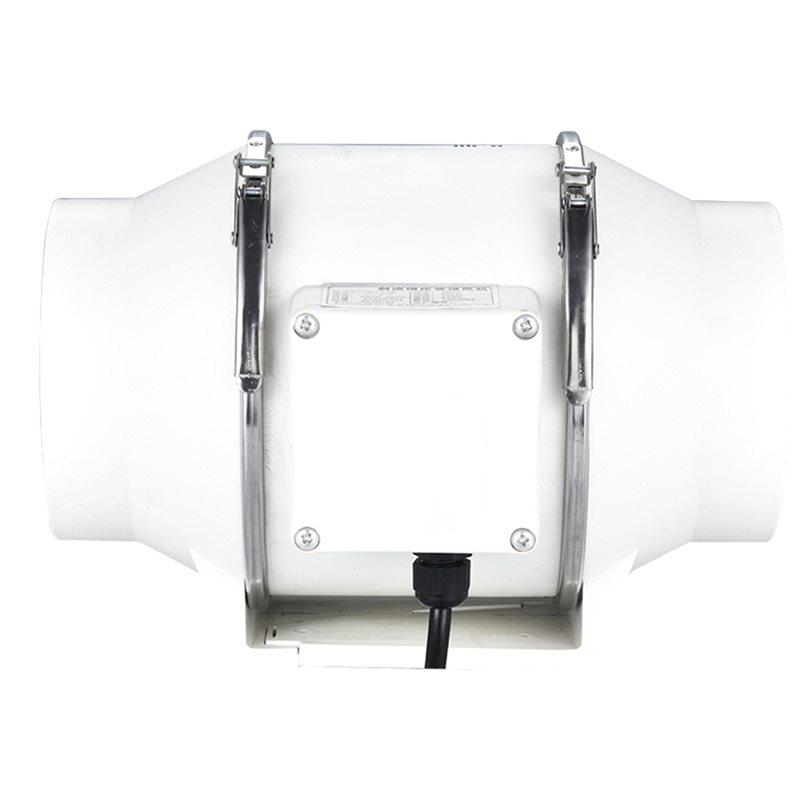 Leiser Inline-Rohrkanalventilator Badezimmer-Abluftventilator Küchen-Toiletten-Wand-Reinigungslüfter EU-Stecker