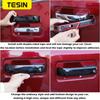 TESIN Car Exterior Door Handle Shell Decoration Cover Door Handle Bowl Cover Stickers For Ford F150 2015- Car