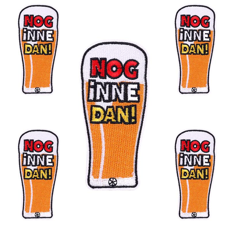 10pcs Wholesale Netherland Carnival Oeteldonk Emblem Patch Embroidered Patches For Clothes Iron On Patches For Clothing Sew 