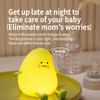 Mango Silicone Night Light Timed Sleeping Atmosphere Decompression Pat Night Light Creative Ornament Mobile Phone Holder