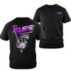Diesel Turbo T Shirt Double Sided Purple Neon Fuel System Graphic Tee Unisex T-Shirt