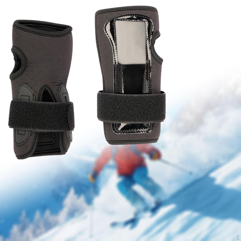 Chrániče zápěstí pro snowboarding Neoprénová prodyšná podpora ortézy odolná proti nárazům