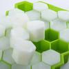 Creative Honeycomb Ice Cube Tray Reusable Silicone Ice Mold Ice Cube Maker BPA Free Ice Mould with Removable Lids