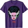 Universal Monsters Bride of Frankenstein Retro Big Face T-Shirt