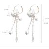 Beads Long Water drop Fringed For Women Dangle Earrings Tassels Earrings Drop Earrings Jewelry