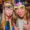 @@6/12Pcs  New Year Party Decoration Paper Glasses Happy New Year Eve Family Gathering Atmosphere Photo Decoration Props