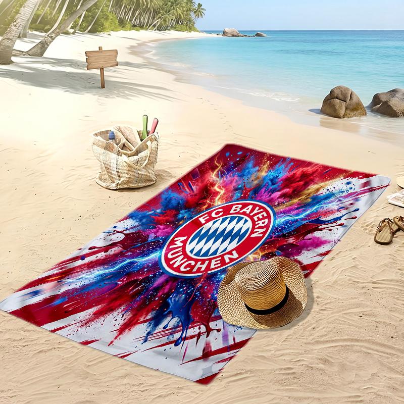 Bayern Munich Printed Beach Towel Quick Dry Soft TowelPortable Large Rectangular Beach Blanket for Travel Swimming Pool