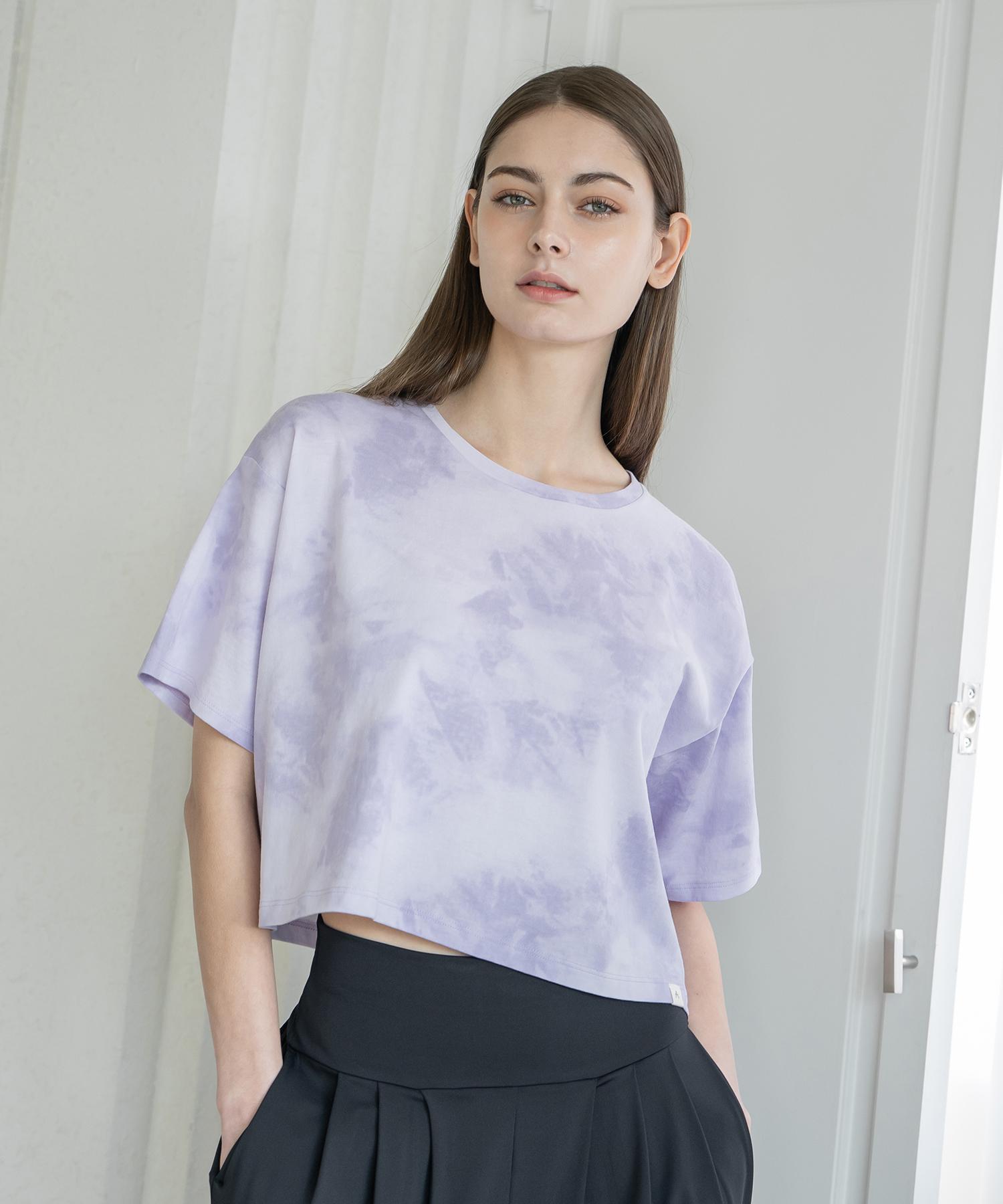 Formative (Fmst401) Tie-Dye Crop Top_Lilac Tie-Dye Lilac/Free