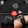 Fiber Nylon Leather Watchband For Tudor Mido Tag Heuer Citizen Seiko Huawei Male Canvas Watch Strap Waterproof 20 21mm 22mm 23mm