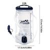 Hiking Water Bladder Large Opening Leakproof Pack Portable Water Reservoir Bladder Bag For Outdoor Biking Camping Hunting