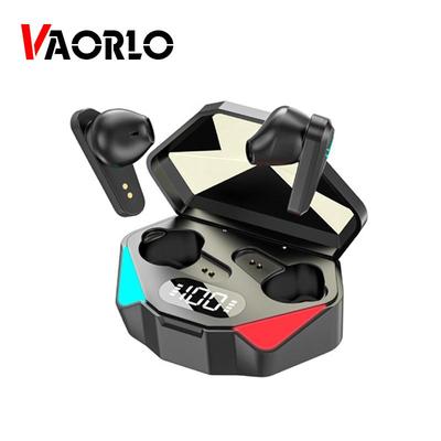 VAORLO X15S TWS Cuffie da gioco Cuffie Bluetooth senza fili Auricolari Stereo Fone Cancellazione del rumore a bassa latenza con microfono per smartphone
