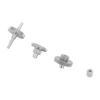 RC Crawler Gear Set Stainless Steel Easy Installation Light Precise RC Transmission Gear for Traxxas TRX4M 1 18 Crawler