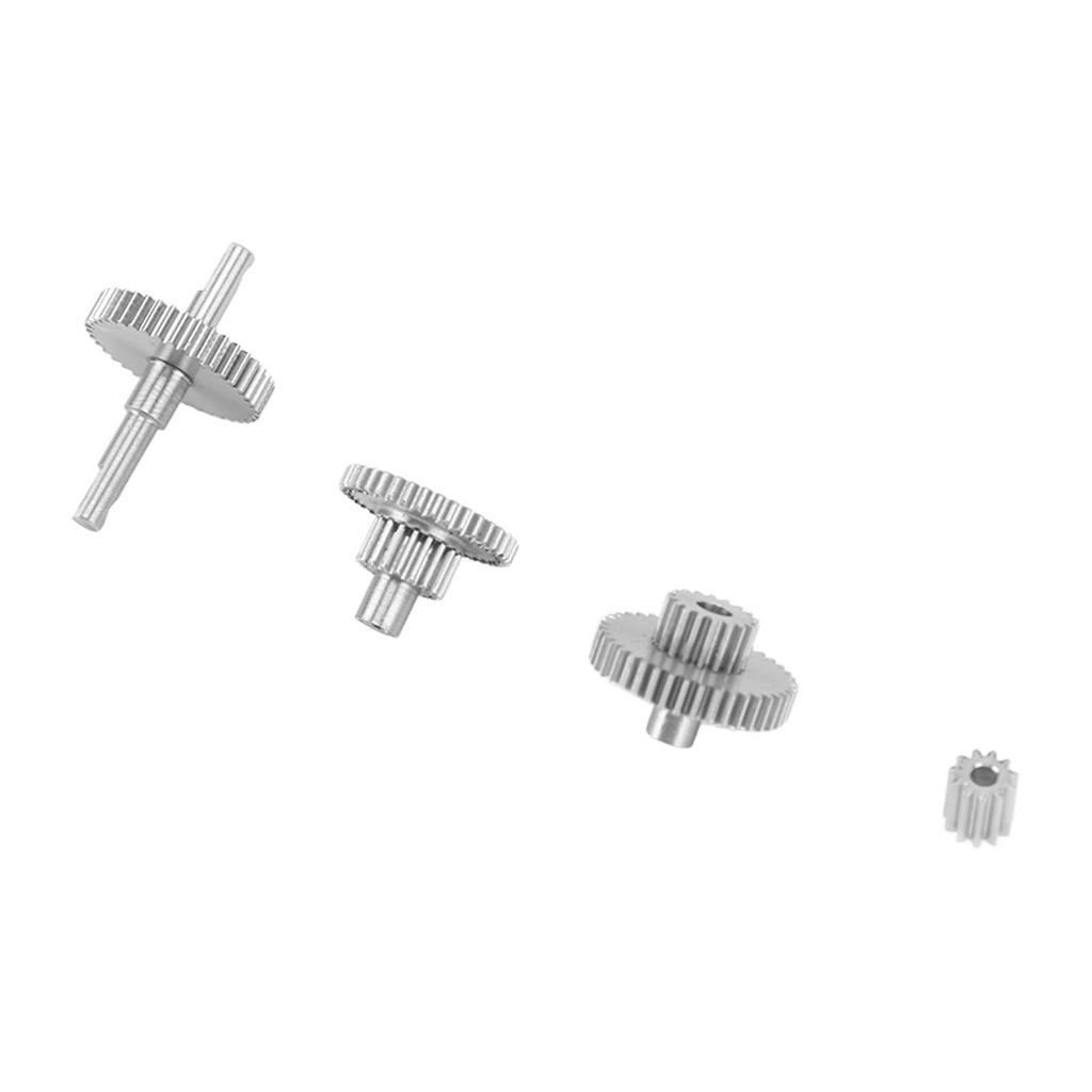 RC Crawler Gear Set Stainless Steel Easy Installation Light Precise RC Transmission Gear for Traxxas TRX4M 1 18 Crawler