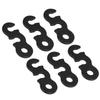 10PCS Rope Tensioner Cord Adjuster Aluminium Alloy Easy   Stable Fixation Camping Accessory for Tent Hiking