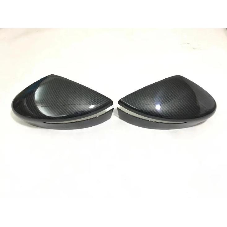 Car Back Rear View Eyebrow Side Door Mirror Cover Stick Trim Frame Hood 2PCs For Nissan Kicks 2017 2018