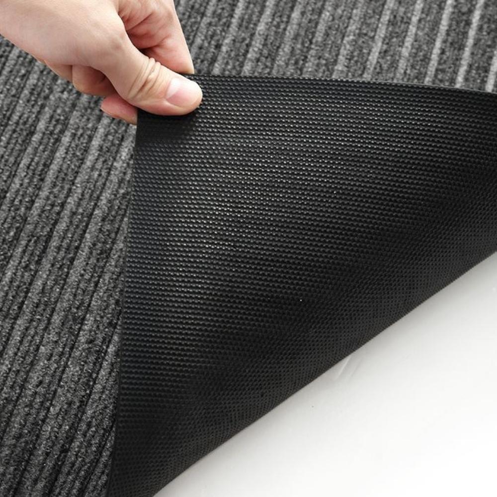 Doormat, Shoe Mat, Ribbed, Gray, Outdoor, 120 X 180 Cm