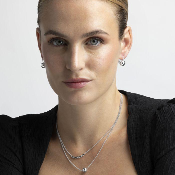 Luxenter Necklace Rhodium-plated Finish - Nothie