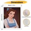 Disney Belle Paint By Number Kit Number Drawing Canvas DIY Picture Home Decor Disney Princess Oil Painting Wall Art Bedroom Gift Wall