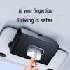 Car Sun Visor Tissue Box - Hanging Tissue Bag for Car Roof