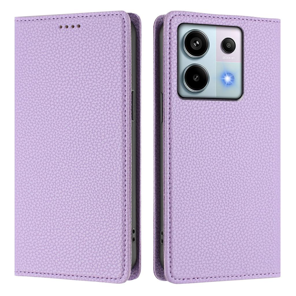 Pentru Xiaomi Poco X6 5G/Xiaomi Redmi Note 13 Pro 5G Husă Portofel Blocare RFID Textură Litchi Piele Husă Mobil