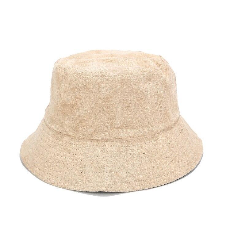 2020 New Suede Wide-brimmed Bucket Hats 