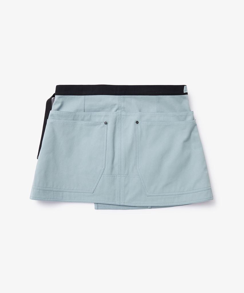 Holluba Trail Split Short Skirt Sky Blue