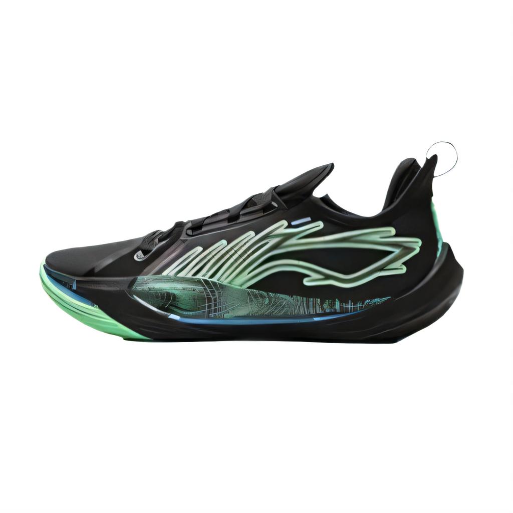 Li Ning Kids Basketball Fashion Versatile Trendy Sports Shoes Kids Sneakers Black YKBV094-5