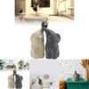 Elephants Handcrafted Ceramic Animal Sculpture With Creative Artistry For Party Decor