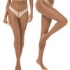 Kave 2 Paia Collant Sexy Ultra Sottili Lucidi all'Olio per Donna Alta Elasticità 15D Collant Lisci Color Caffè Gambe Snelle Rinforzo Punta