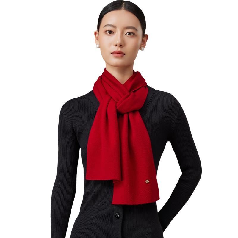 Shanghai Story Women's 100% Wool Knit Scarf