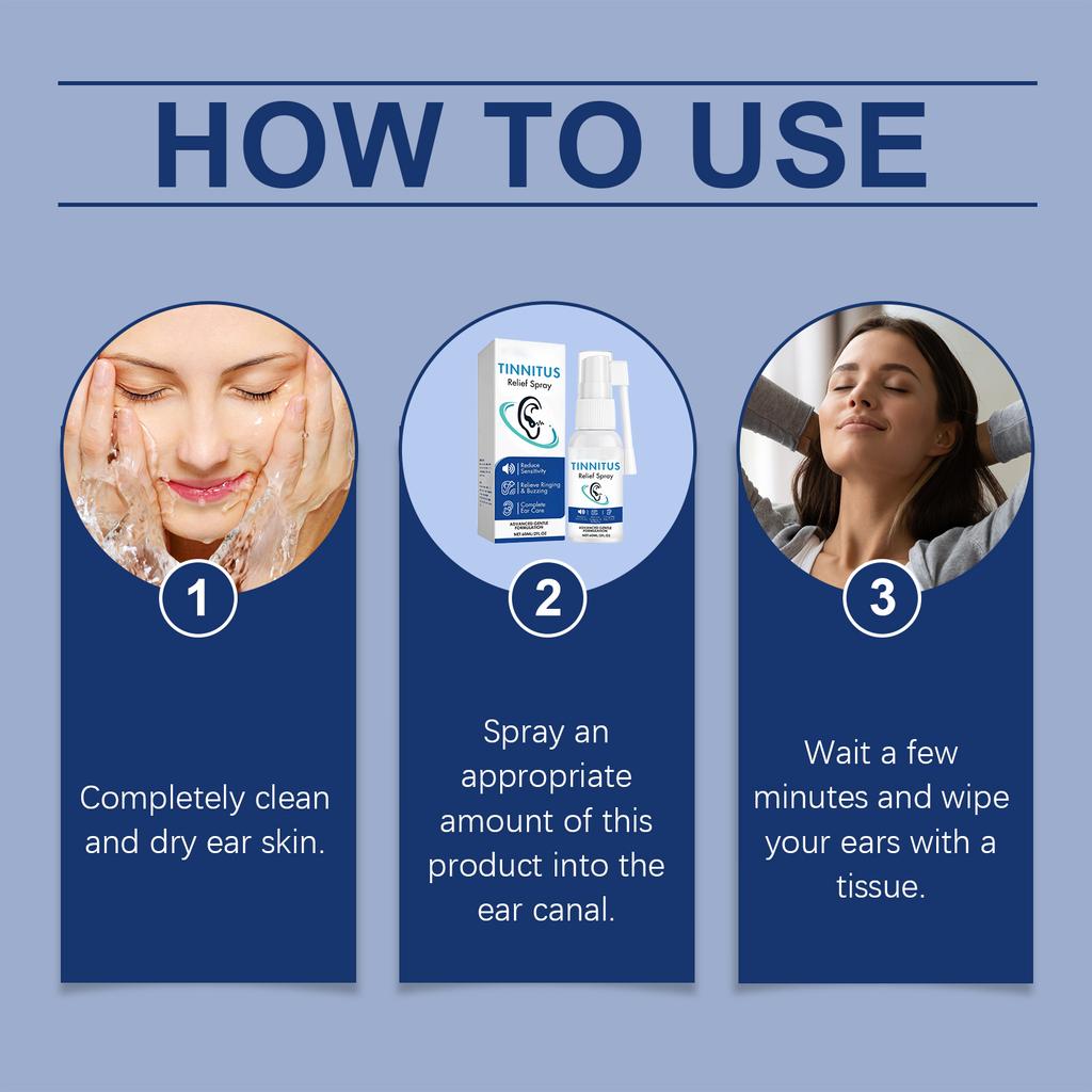 Ear Care Spray Gentle Nourishes And Cleanses Earwax Ear Care Spray60ml