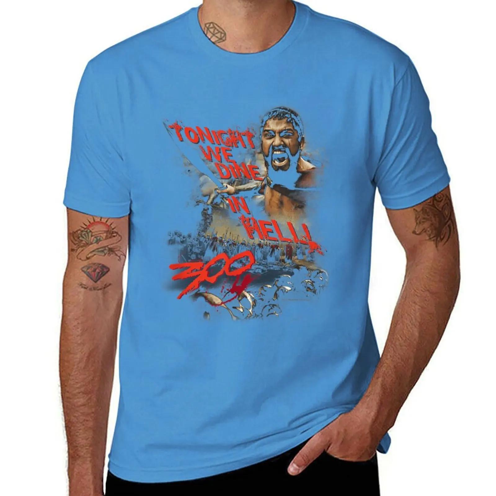300 Movie TShirt summer clothes customs animal prinfor boys oversizeds t shirts for men cotton S