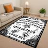Retro Witch Spirit Ouija Board Art Living Room Non Slip Area Rug Carpet for Bedroom Kids Playroom Sofa,Home Decor Doormat