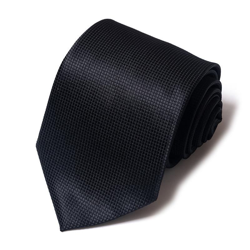 Men'S Tie Business Dress Tie Polyester Groom Wedding Festive Striped 8Cm Tie