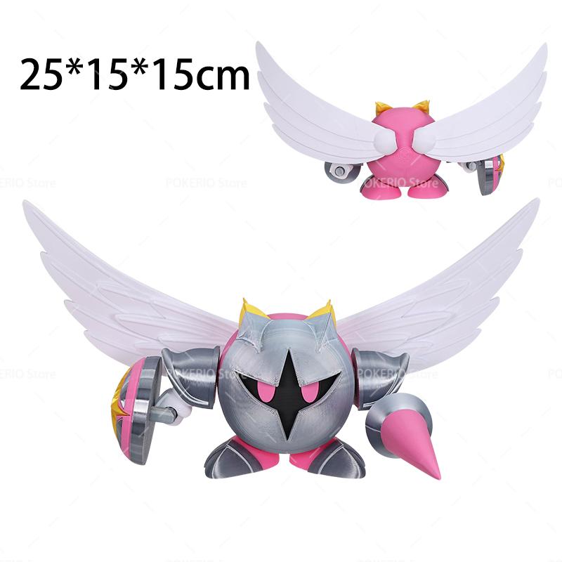 3D Printed Kirby Figure King Dedede With Hammer Character Models Morpho Knight Meta Knight Galaxia DIY Toy for Kid Xmas Gift