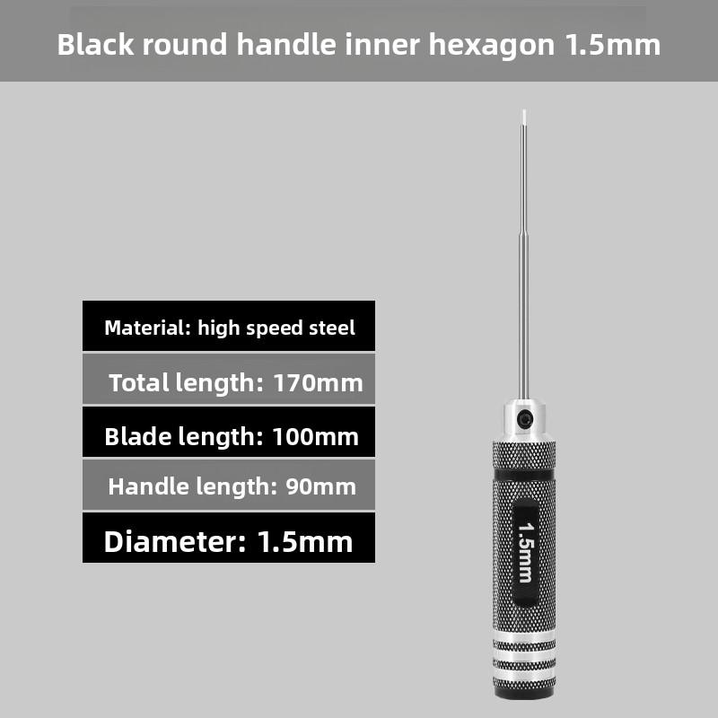 

1/3pcs Metal Hex Nut Wrench Socket Screwdriver 0.9/1.3/1.5MM for RC Car SCX10 TRX4 Toys Ships and Planes